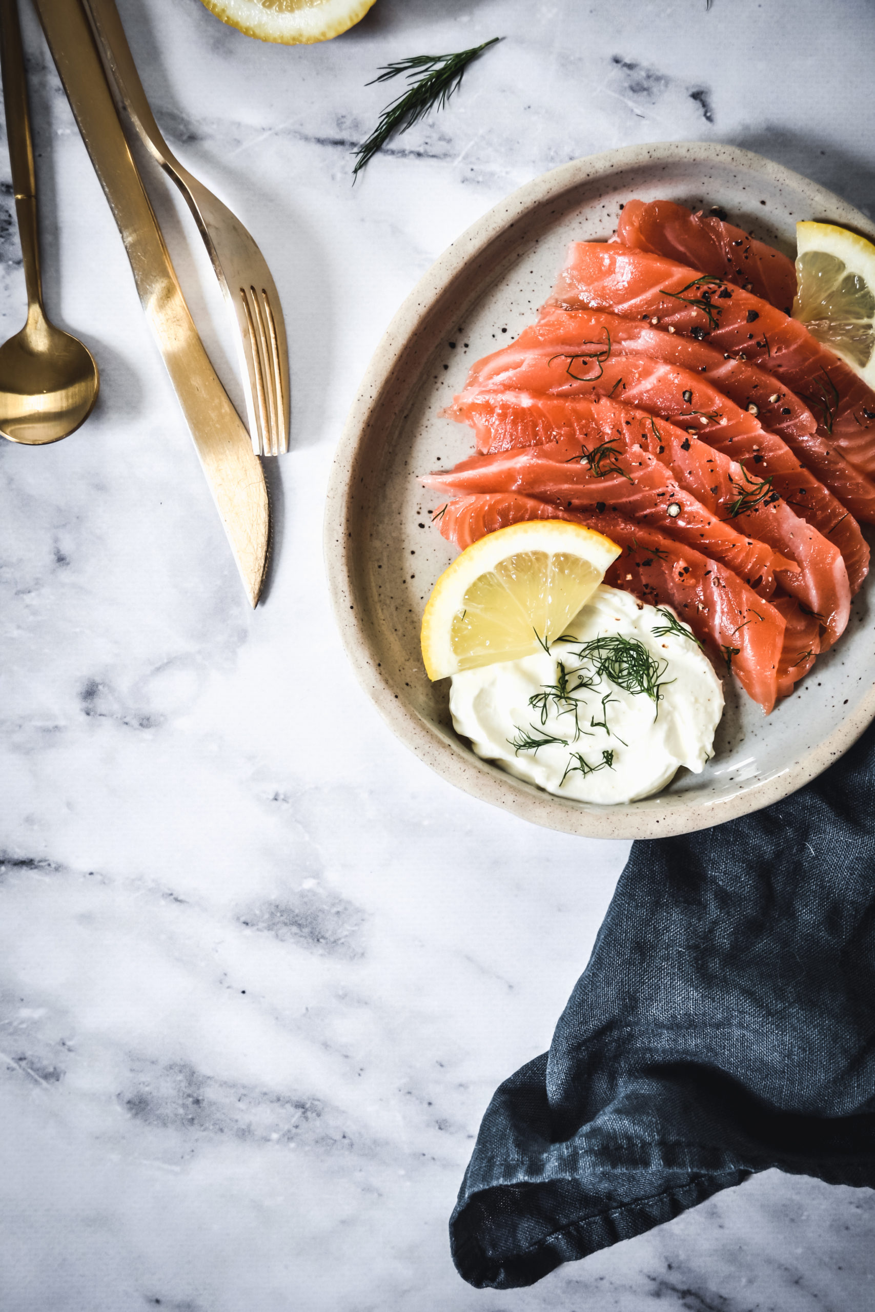 Saumon gravlax - Brunch - Mauricette French Food