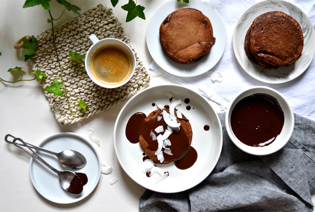 Pancakes chocolat