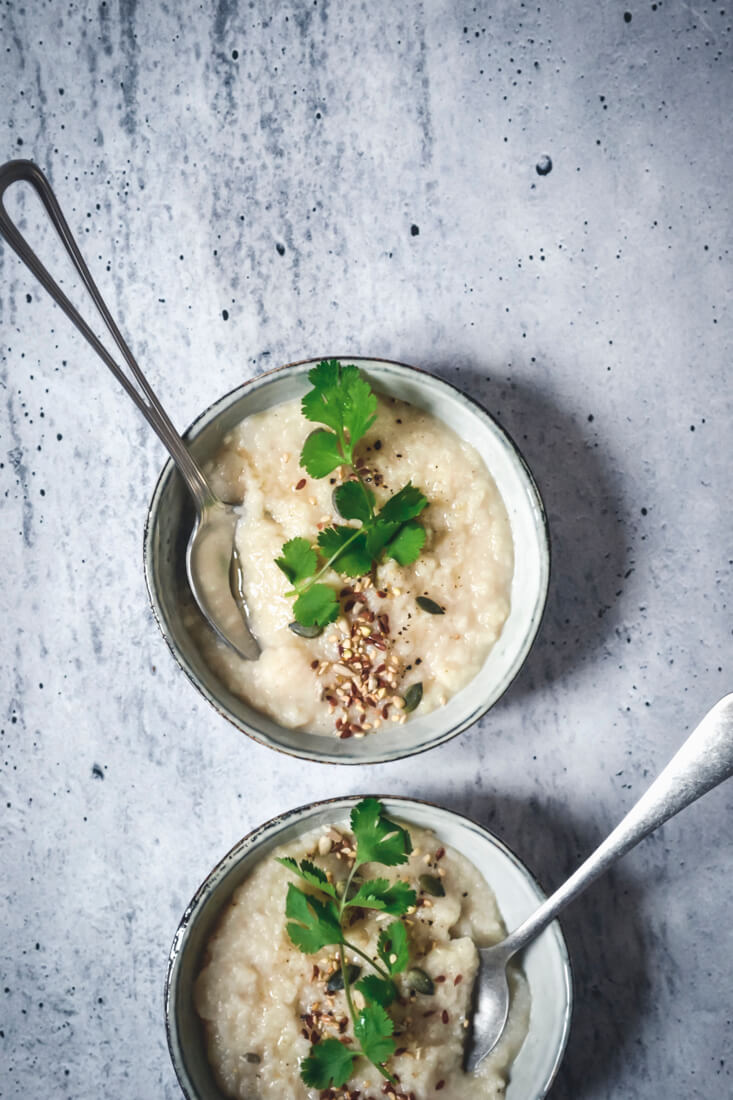 Plat vegan au céleri-rave