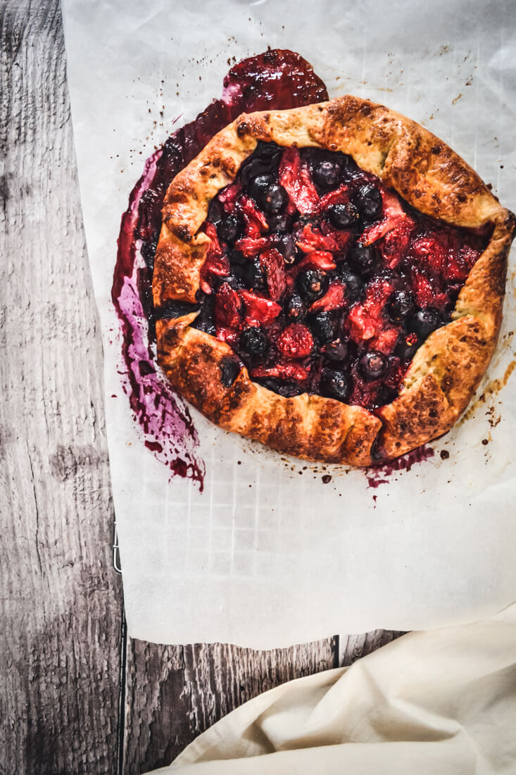 Tarte aux fruits rouges facile