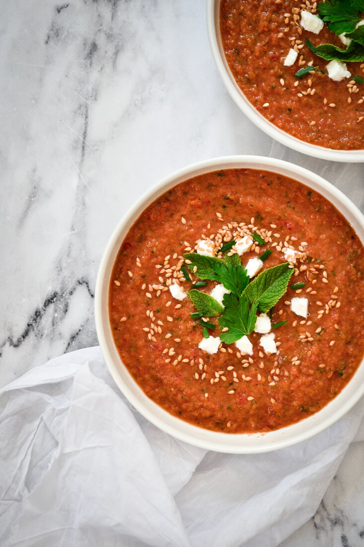 Gaspacho pour perdre du poids