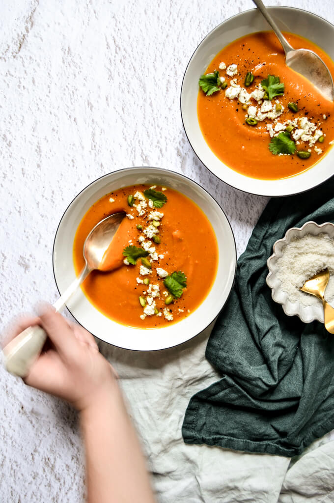 Soupe d'automne au potimarron