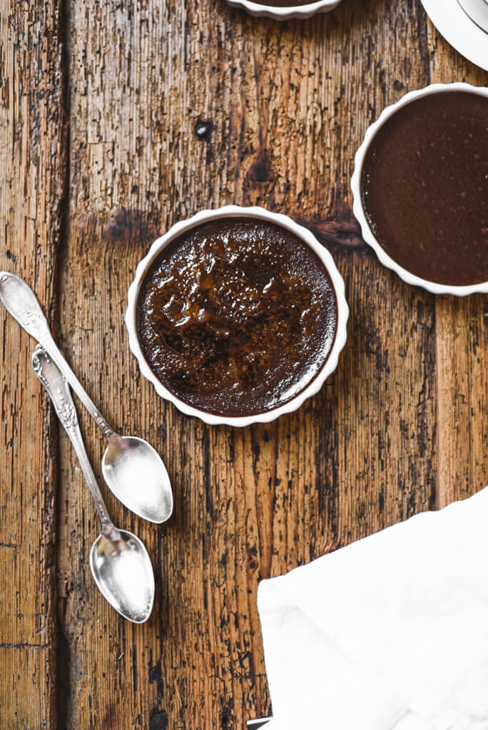 Crèmes brûlées au chocolat intenses