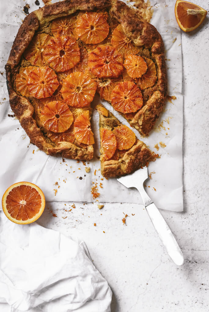 Tarte orange amande