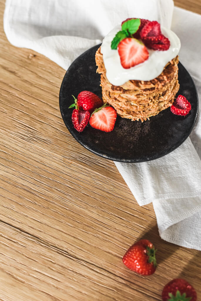 Pancakes Weight Watchers aux pommes