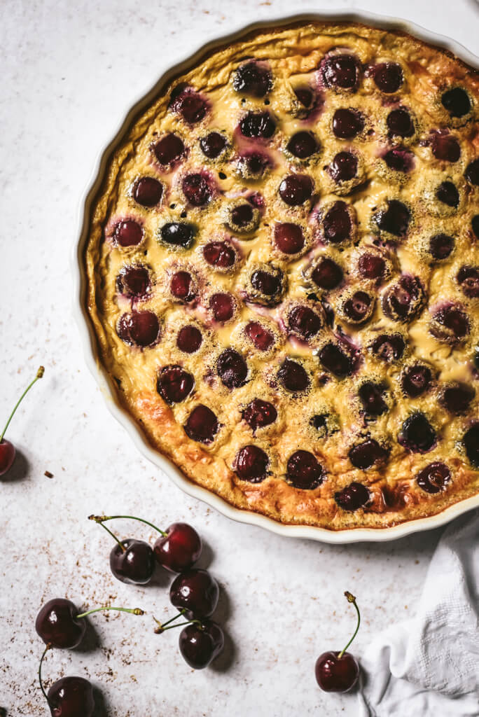 Clafoutis aux cerises allégé