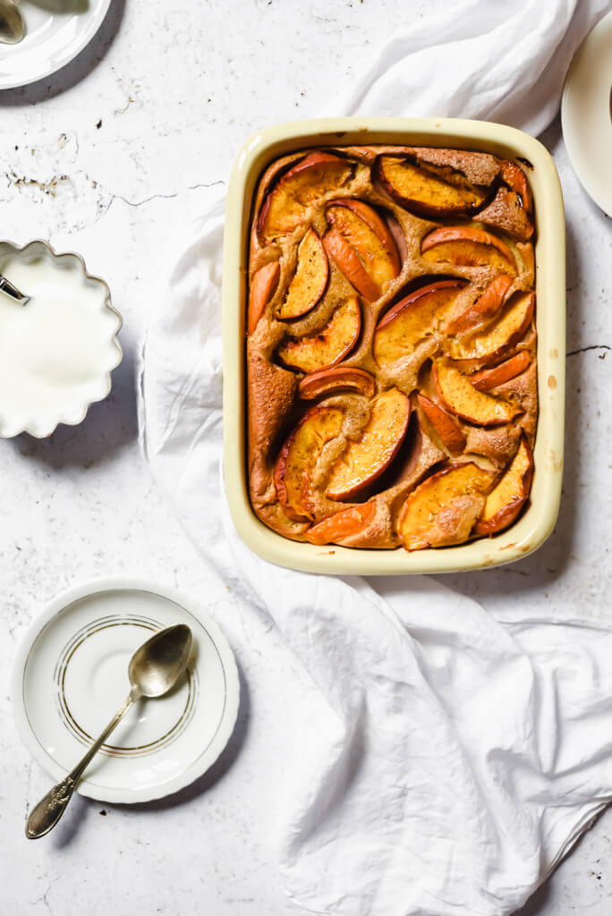 Gâteau Weight Watchers nectarine abricot