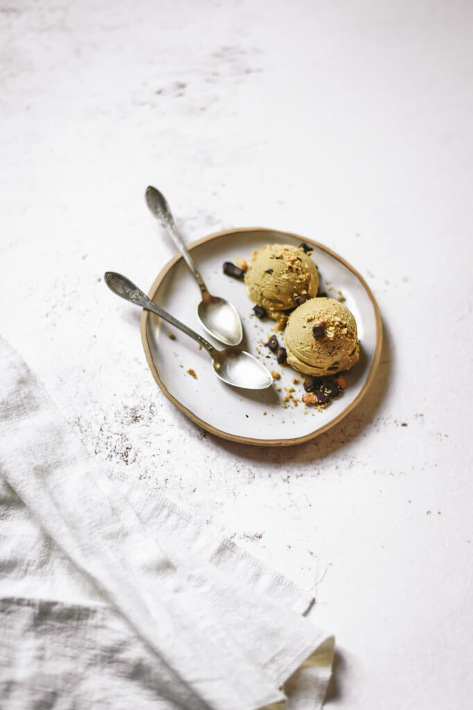 Glace pistache maison