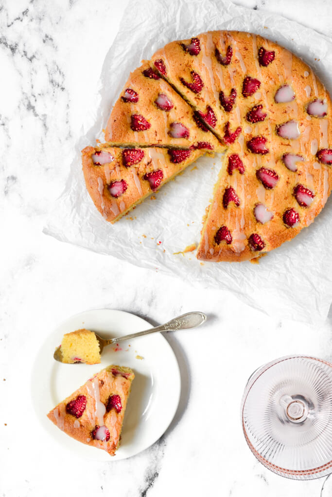 Gâteau aux framboises